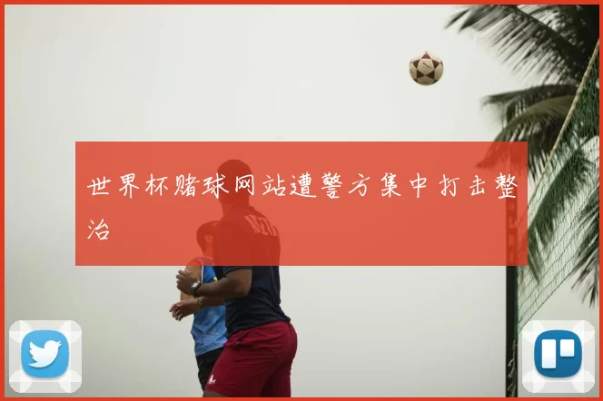 世界杯赌球网站遭警方集中打击整治